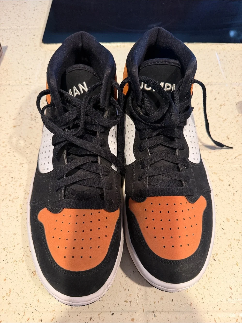 Men's Black & Orange Nike